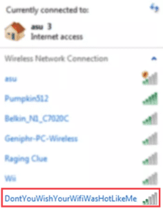 Wi Fi names