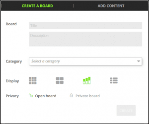 Create a Board - Tagmmer