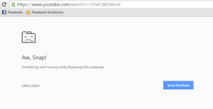 Get rid of the page in Chrome
