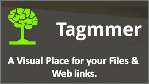 Tagmmer - A visual Place for your files and web links