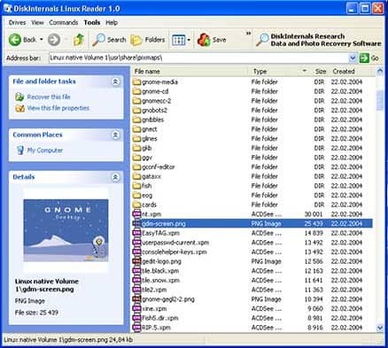 läs linux-partition när Windows 7