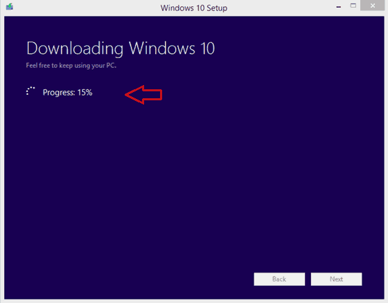 Windows 10 - Installation Progress