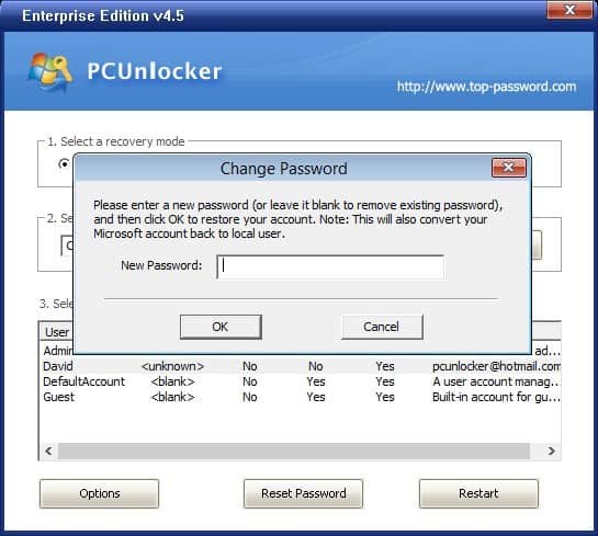 pcunlocker-reset-password