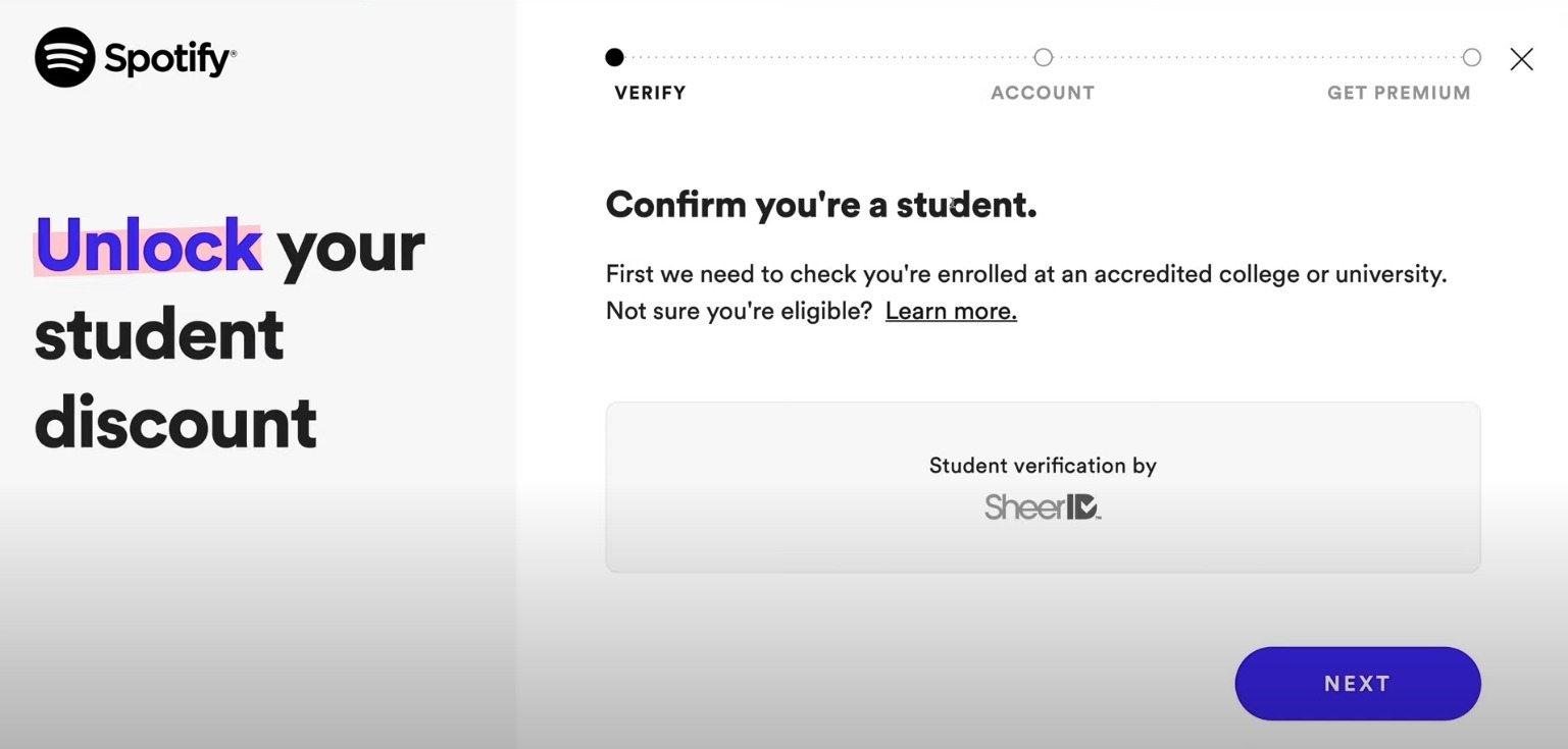 Spotify Student Discount 

